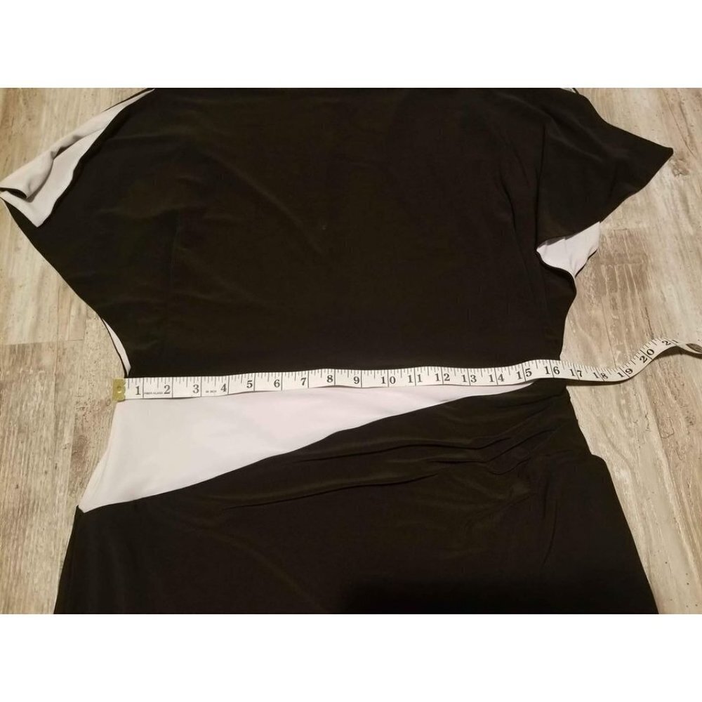 Lauren Ralph Lauren Women's Slit Flutter Sleeve Jersey Dress Size 14 - Picture 7 of 10